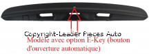 Baguette de coffre Noire avec Option E-Key
