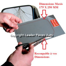 Kit de Réparation Universel de réparation Glace de rétroviseur Maxi 125 X 200 MM