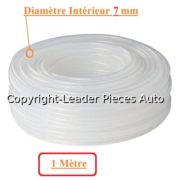 Tuyau pour Lave Glace Longueur 1 Mètre - Diamètre 7 mm-Transparent - LPA -  Pièces Détachées Automobile