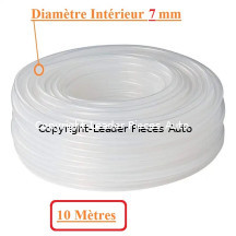 Tuyau pour Lave Glace Longueur 10 Mètres - Diamètre Intérieur 7 mm-Transparent